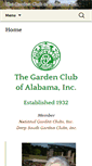Mobile Screenshot of gardenclubofalabama.org